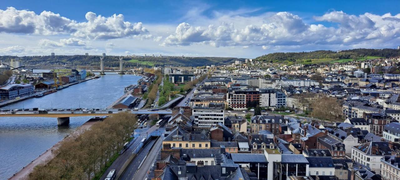 Sous Les Etoiles - Dans Le Plus Haut Gratte-Ciel Avec Garage Prive Rouen Exterior foto